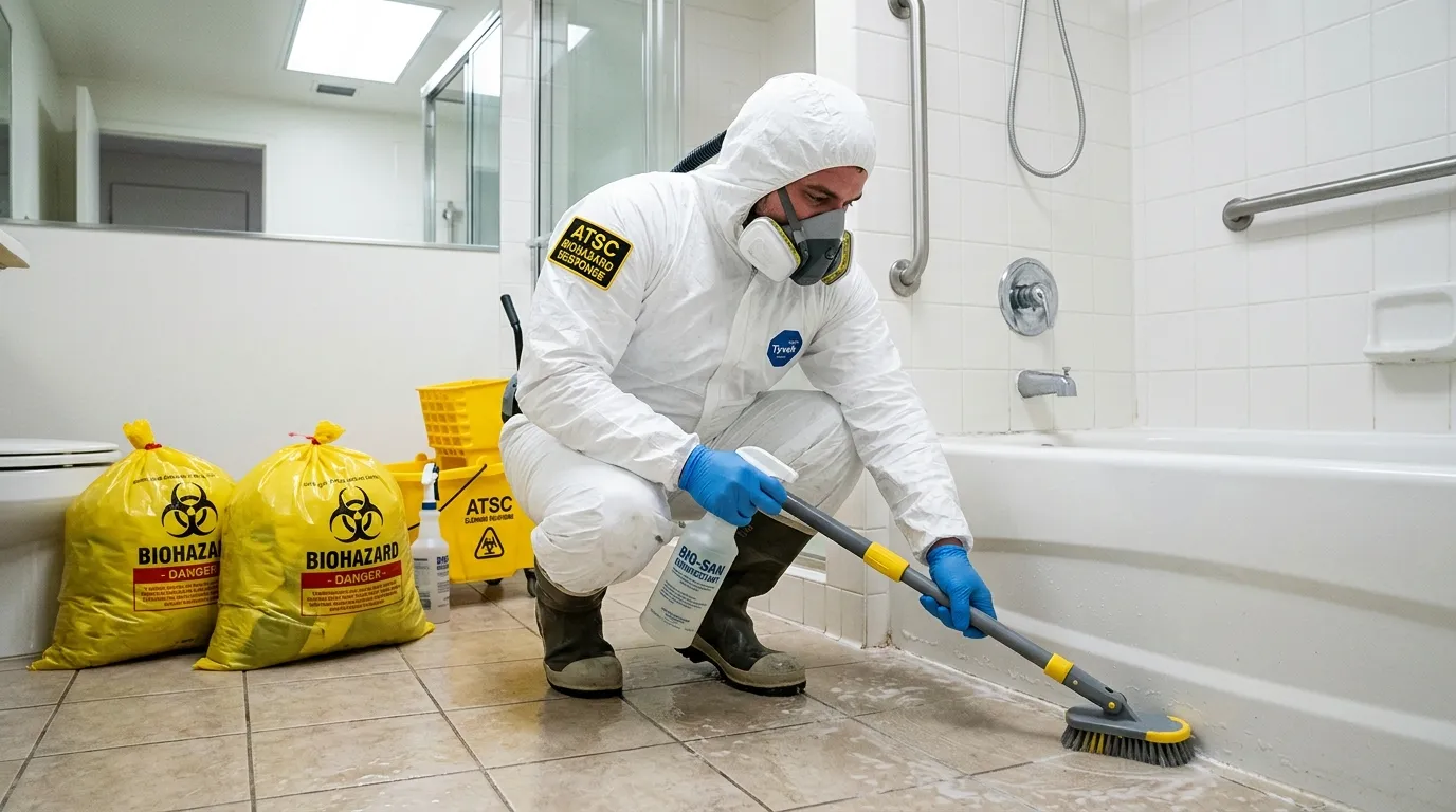 Decontamination equipment deployed for Blood Cleanup in Florida City